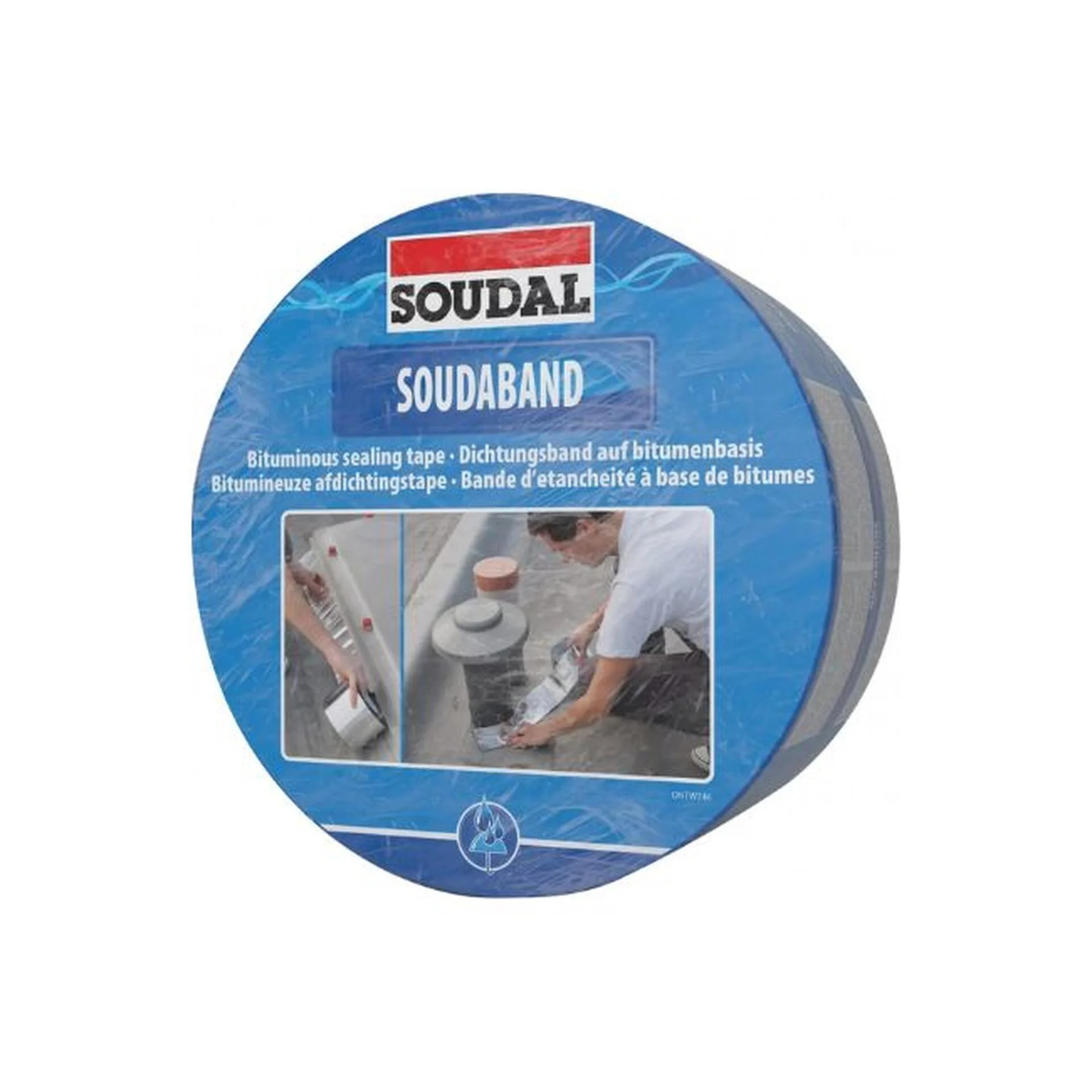 Soudal Soudaband Bitumen alu tetőszigetelő 7,5cm x 10m