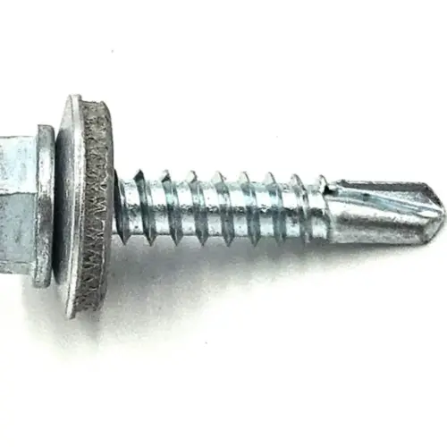 Hatlapfejű, önfúró lemezcsavar+EPDM alátét 5,5x32 - DIN7504K